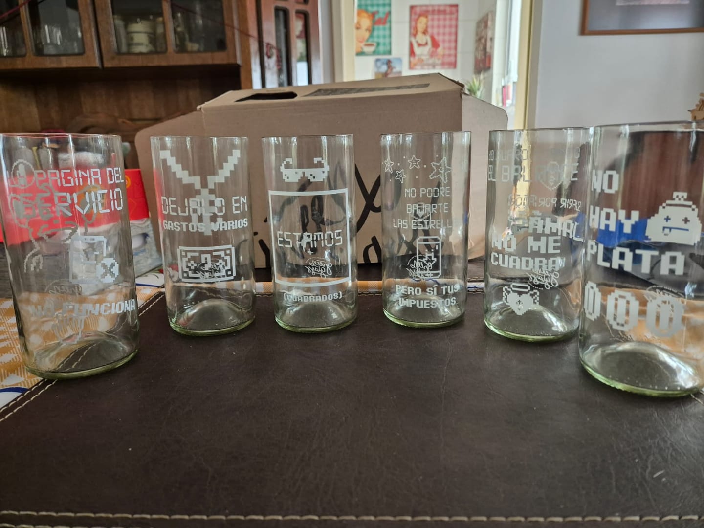 Customer photo review of Contadores - Juego de 6 Vasos - 500 ml