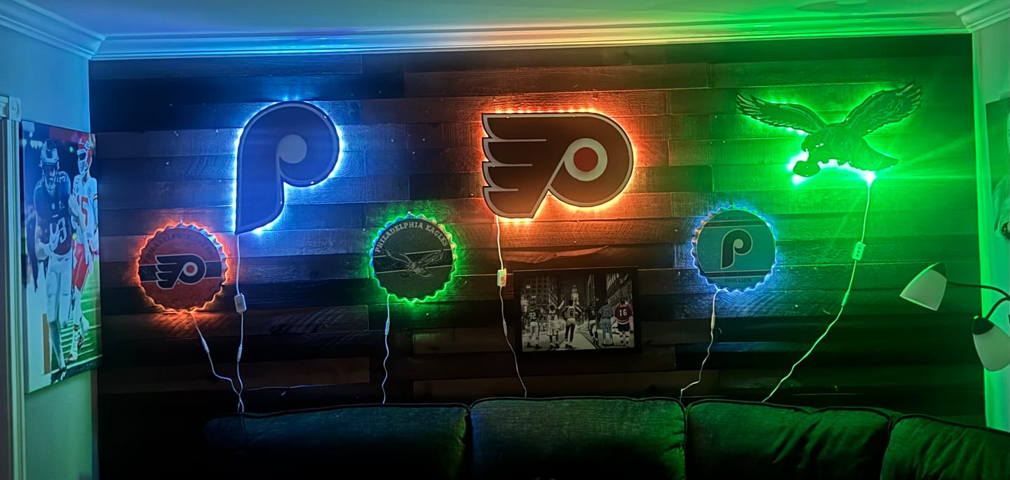 Customer photo review of Philadelphia Phillies 1975-86 Cooperstown 3D Metal Wall Art