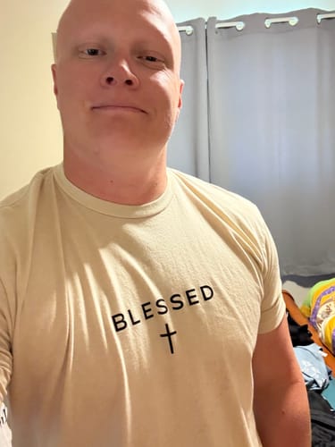Customer photo review of Blessed Tee