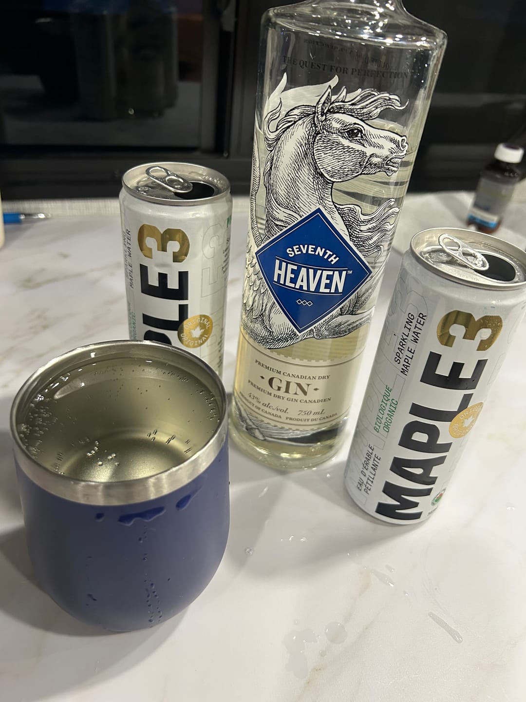 Customer photo review of Sparkling Maple Water