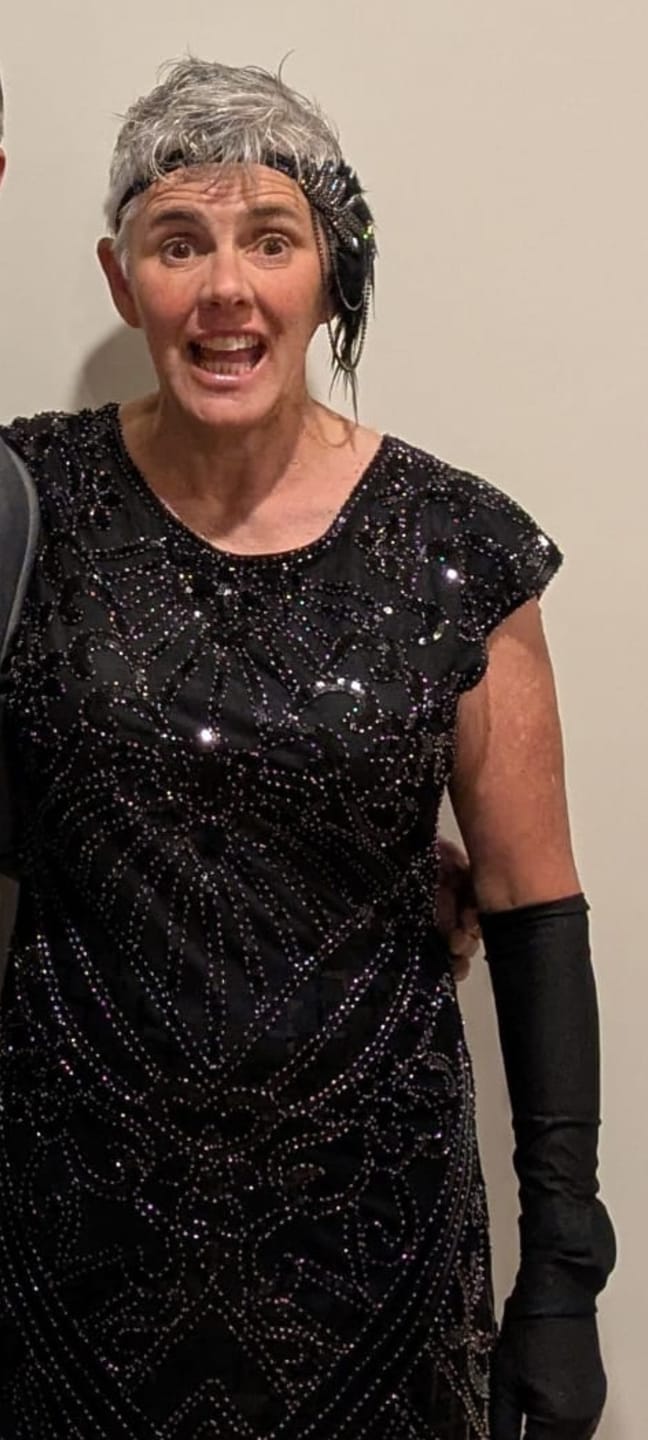 Customer photo review of Cleo Flapper Dress - Black