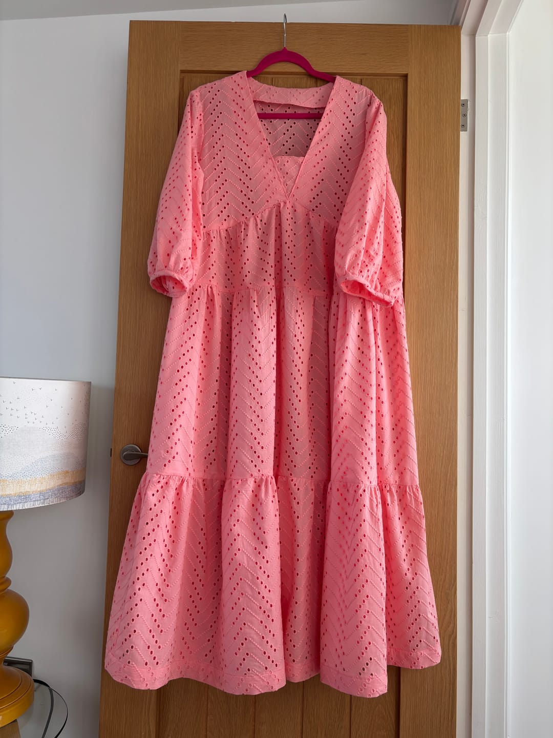 Customer photo review of Luxurious Cotton Broderie Anglaise - 60" Wide - Variations Available