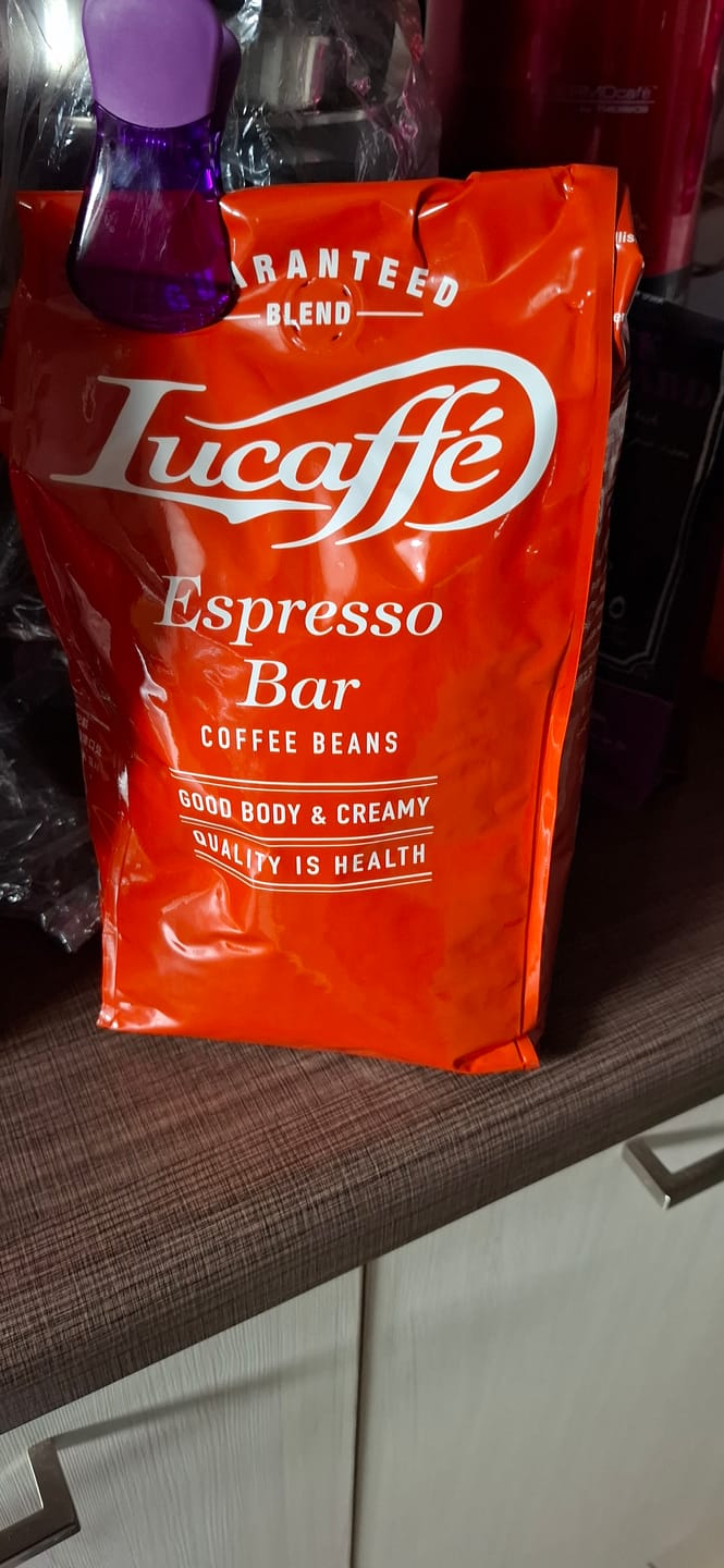 Customer photo review of Lucaffe Espresso Bar 1 kg Grano Entero