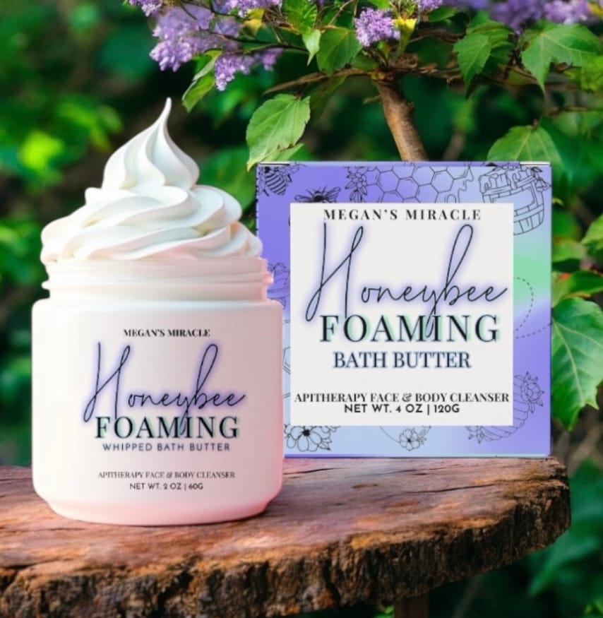 Customer photo review of Honeybee Foaming Bath Butter
