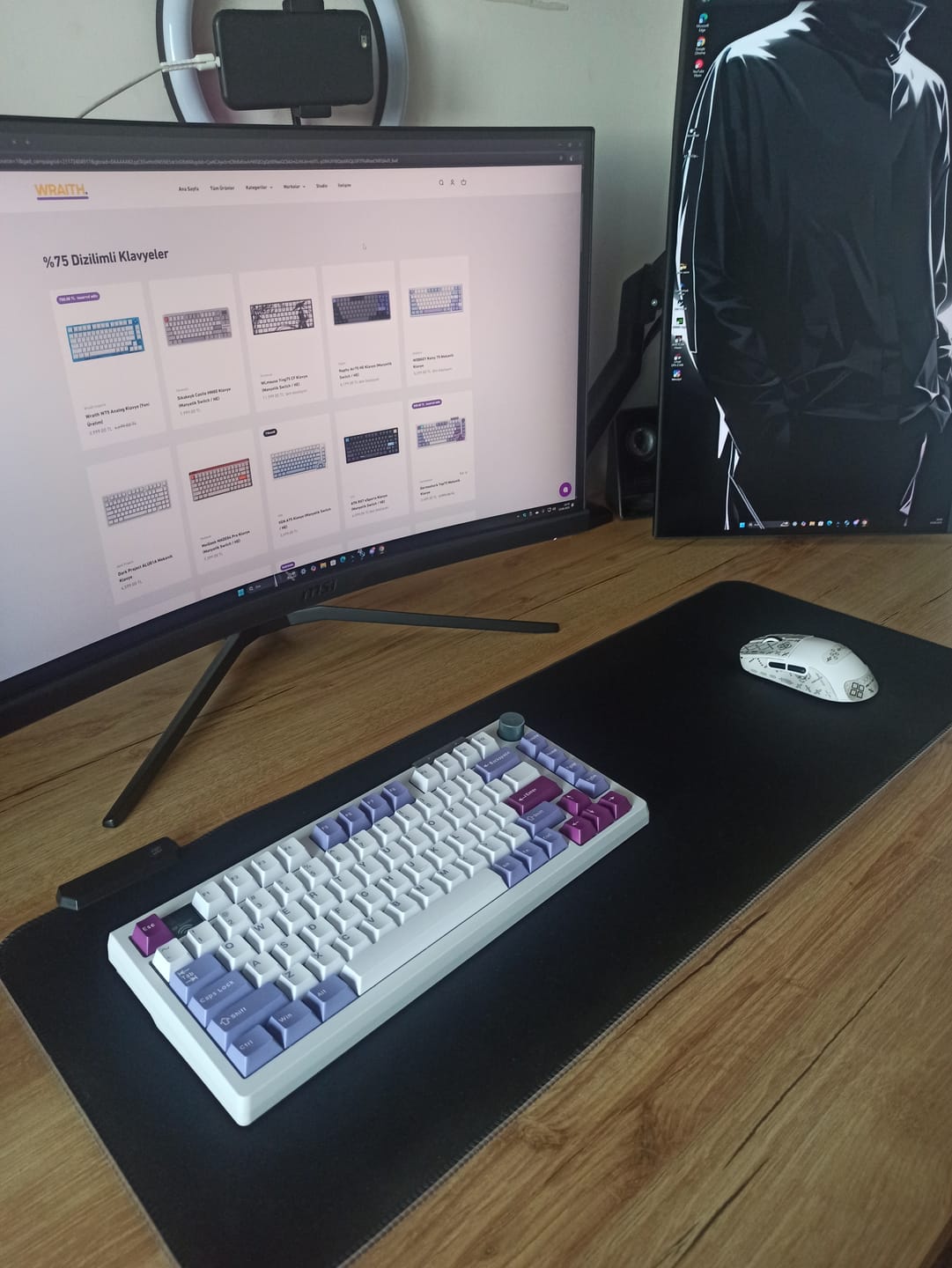 Customer photo review of Darmoshark Top75 Mekanik Klavye