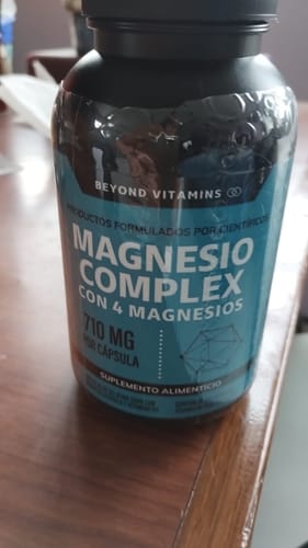 Customer photo review of Magnesio complex con 4 magnesios - 180 cápsulas