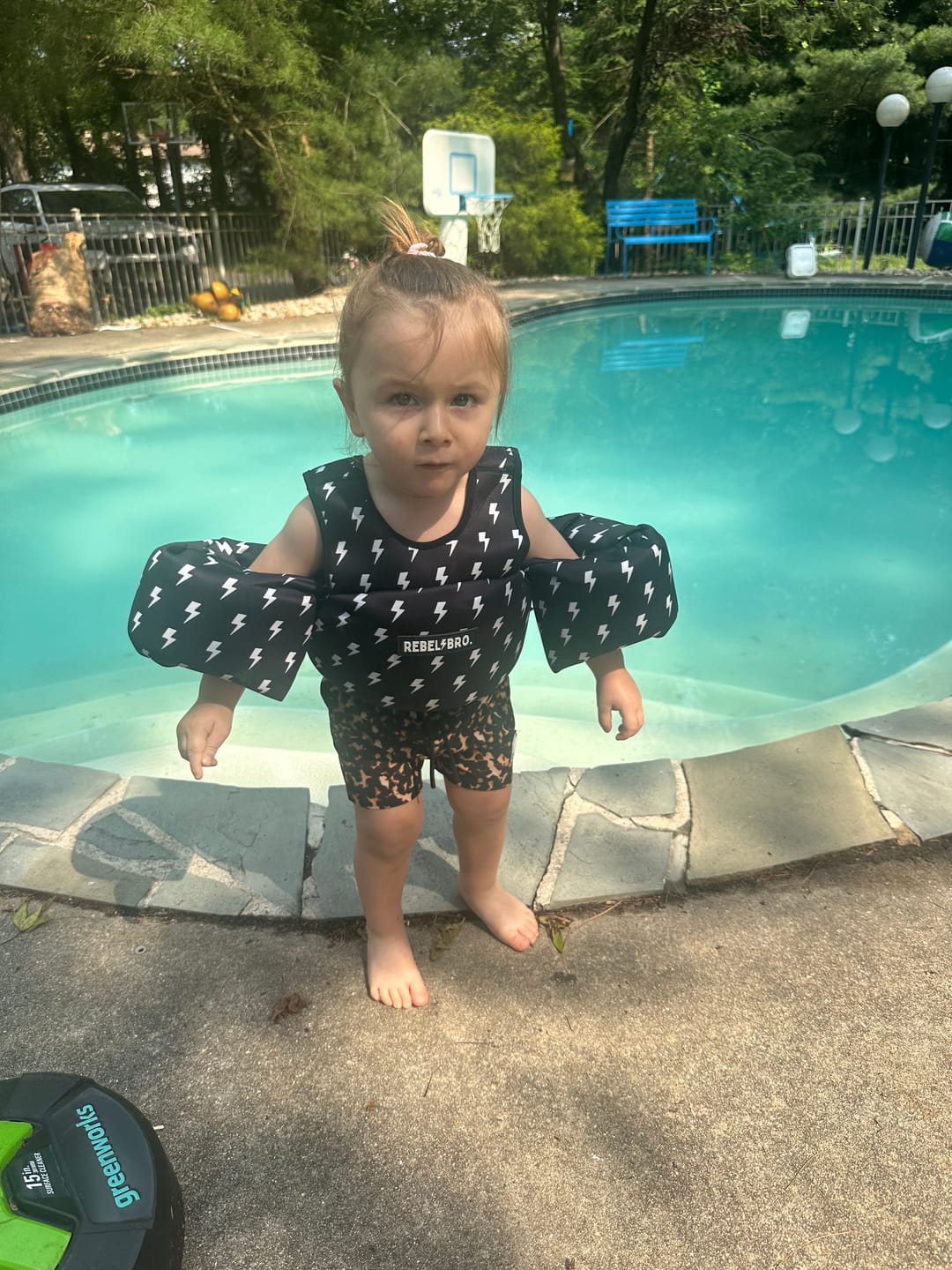Customer photo review of Neoprene Kids Arm Float in Jagger