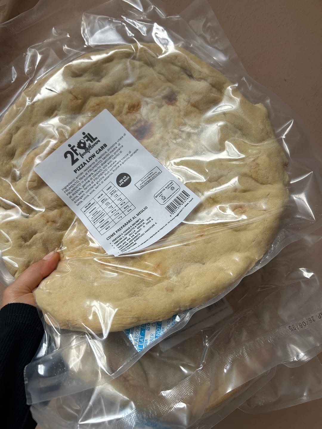 Customer photo review of Base pizza low-carb 200g