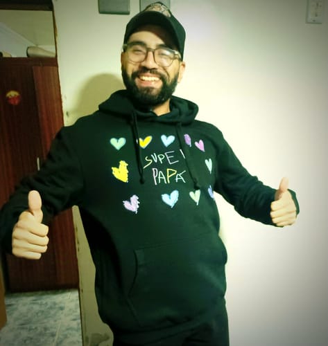 Customer photo review of Polera Personalizada Dibujo
