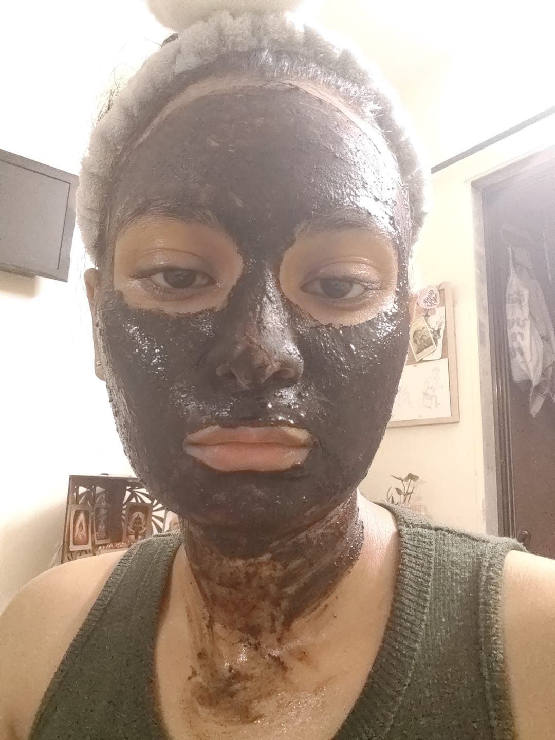 Customer photo review of 100% ORGANIC  Detan Face Mask  60 gm