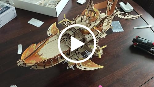 Customer video review of Stellar Whale Voyager 3D Wooden Puzzle Kit