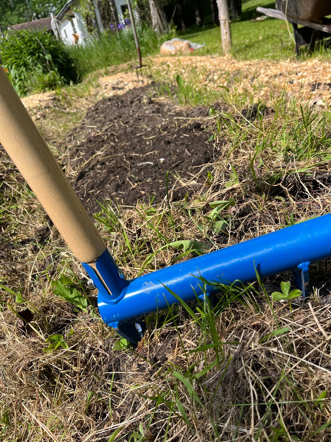 Customer photo review of The Cultivator Treadlite Broadfork | 20" wide | 5 tines