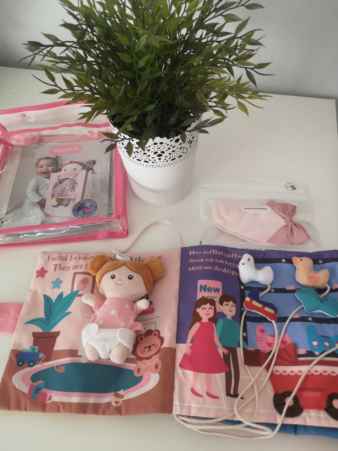 Customer photo review of Hello Potty - Personalized Soft Book