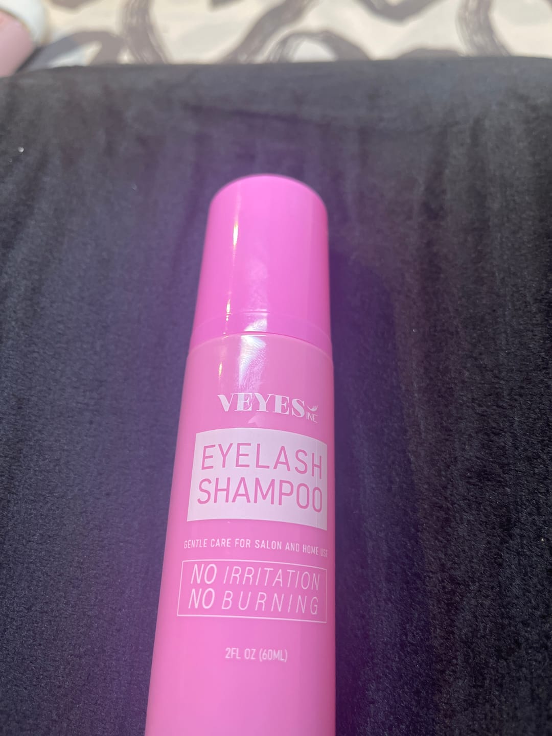Customer photo review of Refreshing Eyelash Shampoo