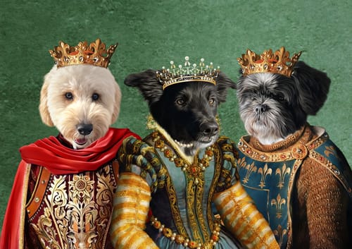 Customer photo review of The Imperial 3: Custom Pet Portrait