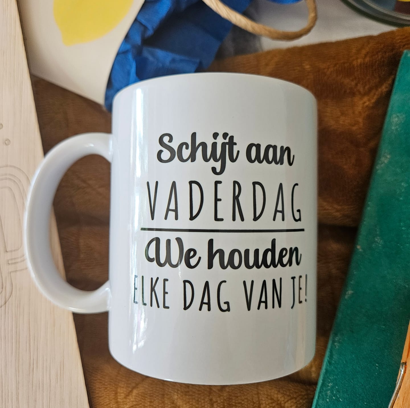 Customer photo review of Alleen voor papa - Gepersonaliseerde mok voor Vaderdag
