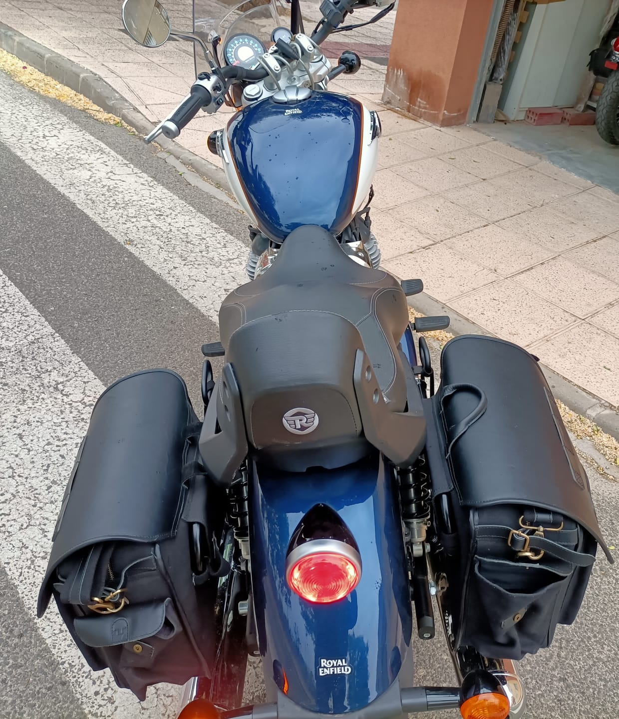 Customer photo review of expedition saddlebag