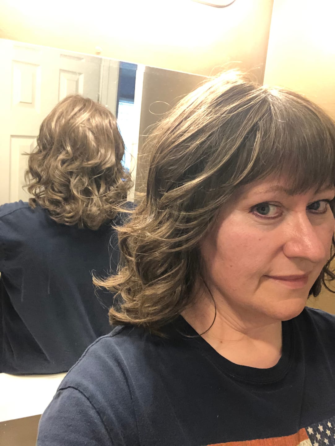 Customer photo review of CUPIDS BOW - Sandy Brown