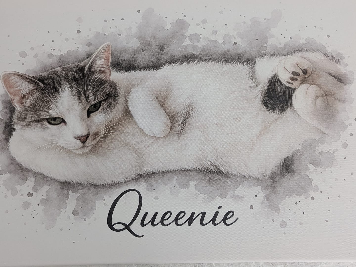 Customer photo review of Tierisches Wasserfarben Portrait
