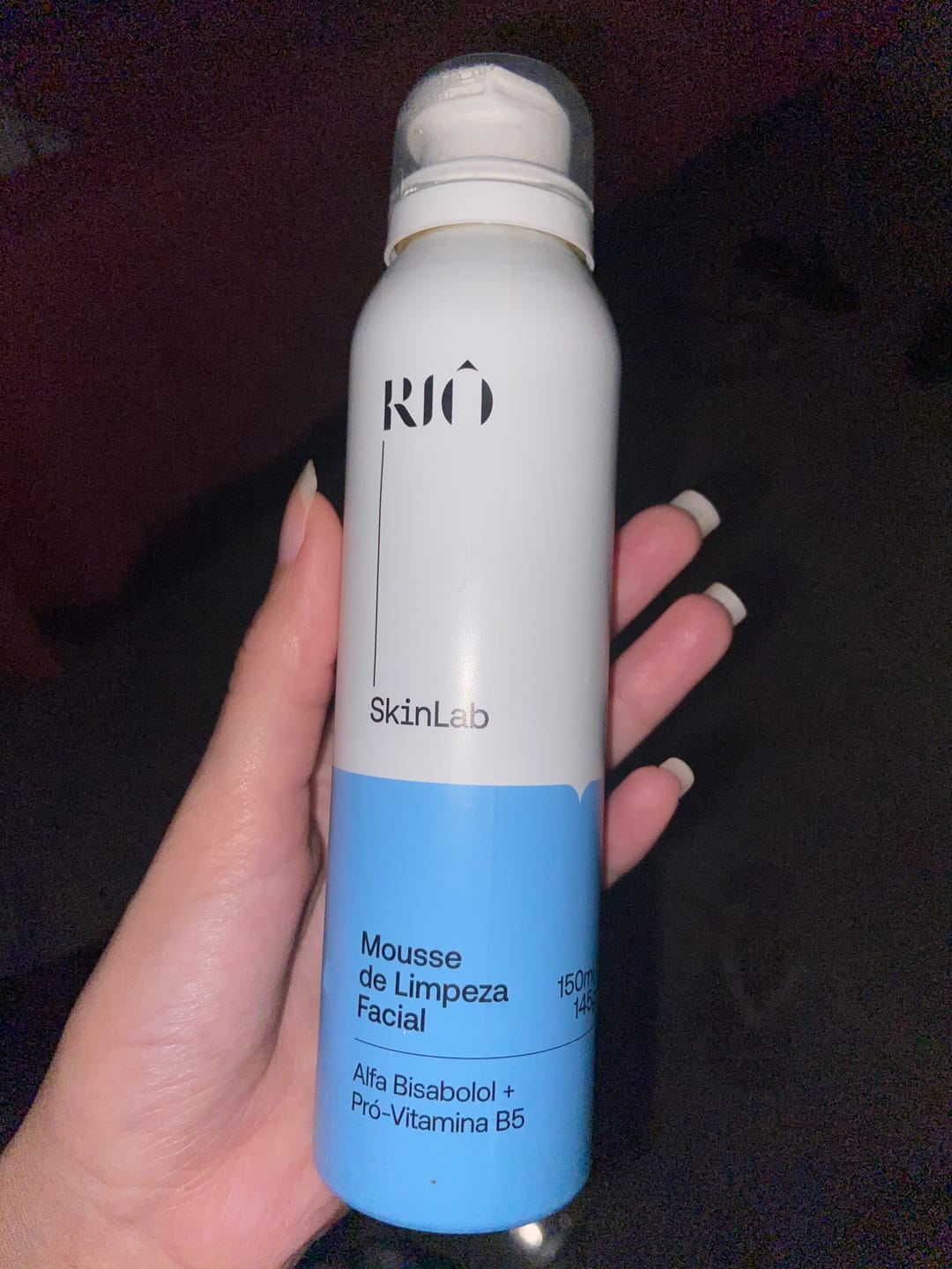 Customer photo review of Mousse de Limpeza Facial
