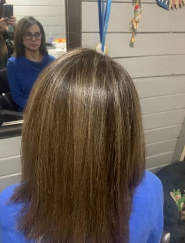 Customer photo review of Kit Alisado Profesional 1 Litro