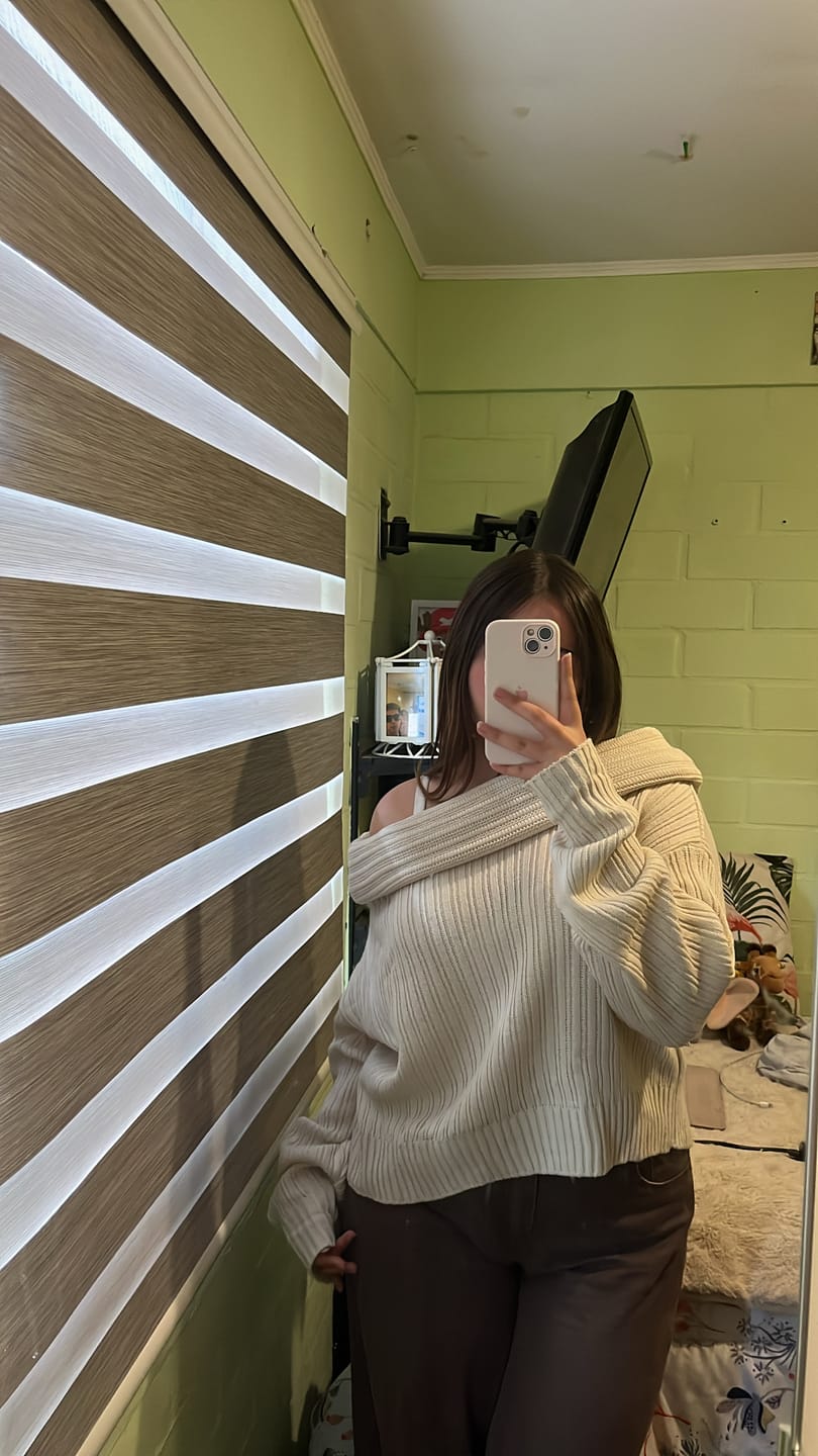 Customer photo review of SWEATER LINA CRUDO (PREVENTA 2)