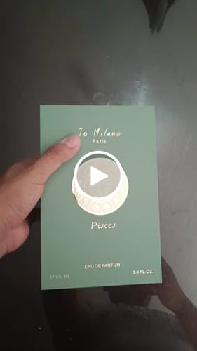 Reseña con vídeo de un cliente sobre Perfume Jo Milano ZODIAC Pisces 100ml EDP