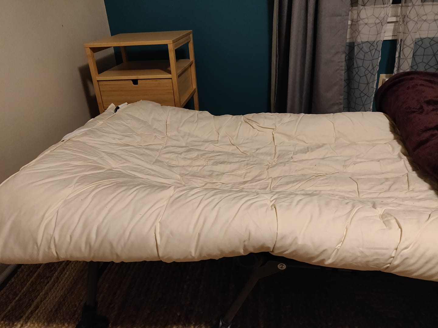 Customer photo review of Wool Mattress Topper