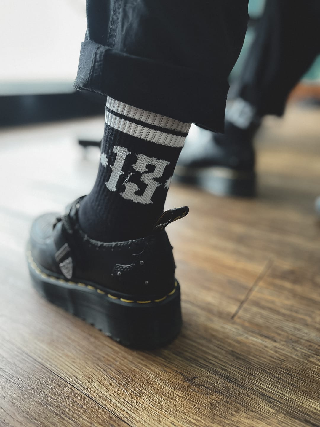 Customer photo review of 13 Socks - Twisted Generation - Black
