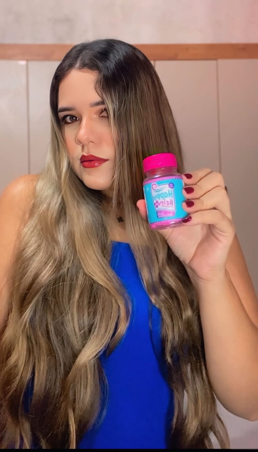Customer photo review of Happy Hair 3 Potes Embaixadores