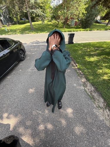 Customer photo review of Emerald Green Djellaba