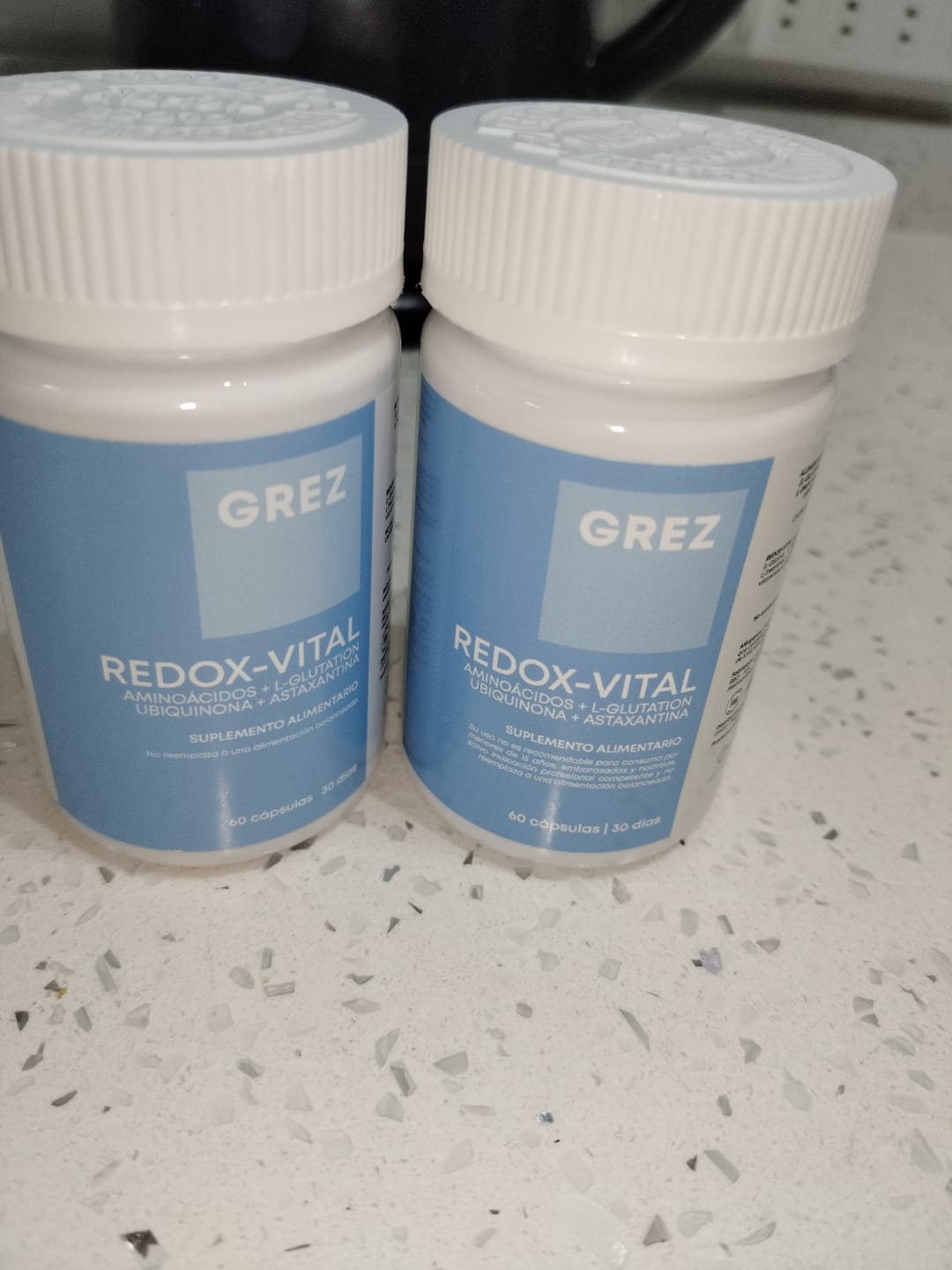 Customer photo review of REDOX-VITAL - Aminoácidos, L-glutation, vitaminas y minerales