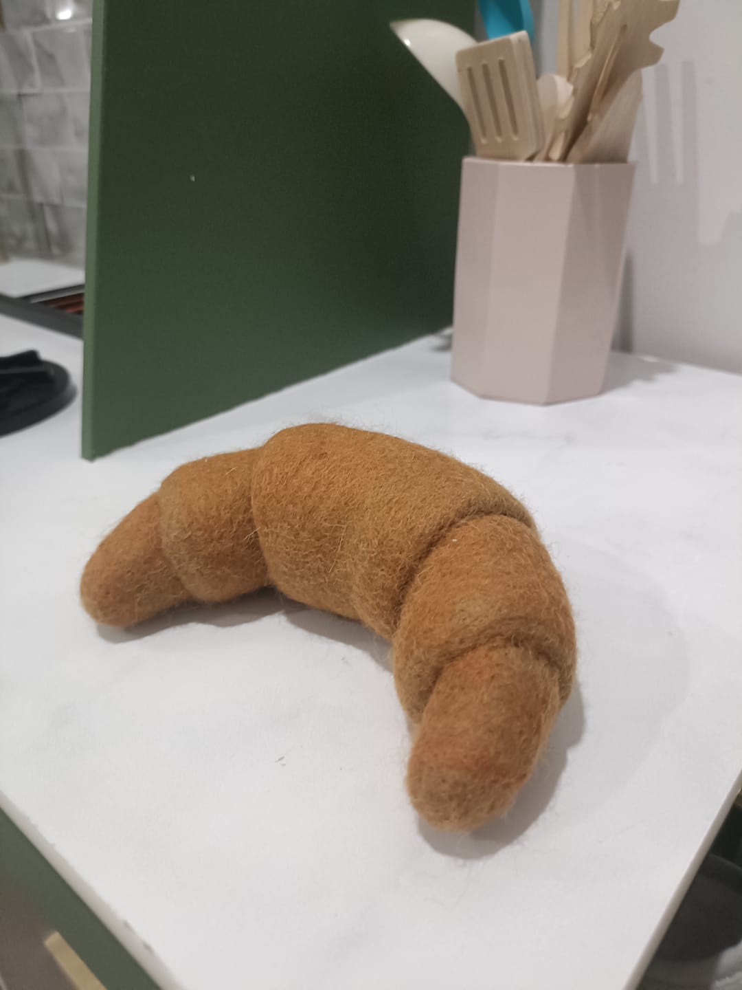 Customer photo review of Felt Plain Croissant
