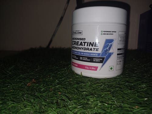 Customer photo review of Wellcore - Pure Micronised Creatine Monohydrate (122g, 33 Servings) Fruit Fusion