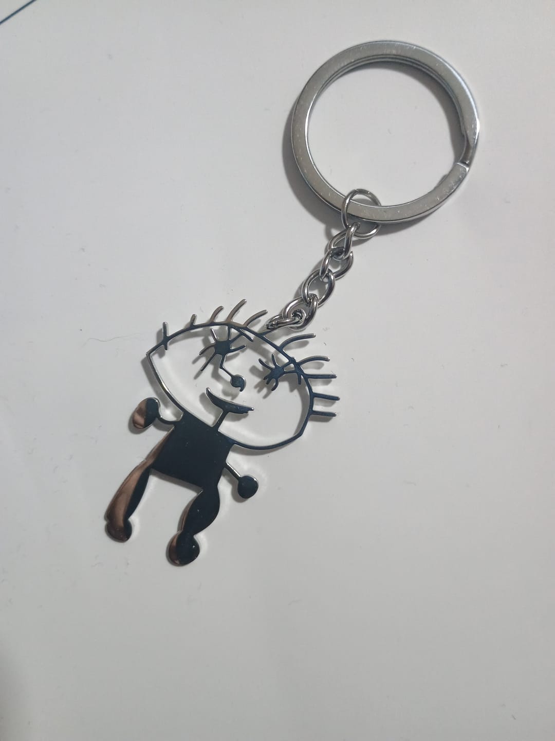 Customer photo review of Dibujo infantil personal como Collar o Colgante en oro