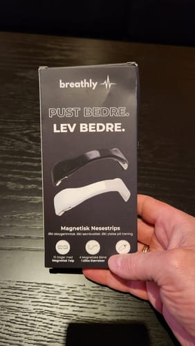Customer photo review of Breathly Startpakke