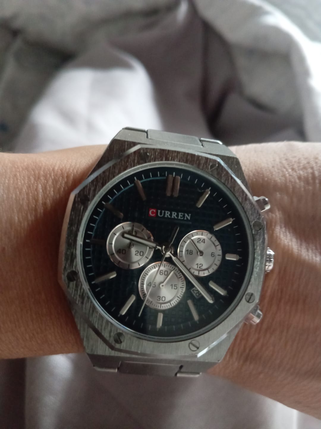 Customer photo review of Curren Atene® orologio uomo acciaio