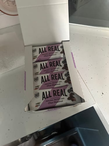 Customer photo review of Choc Hazelnut Protein Bar 50g x 12 bars