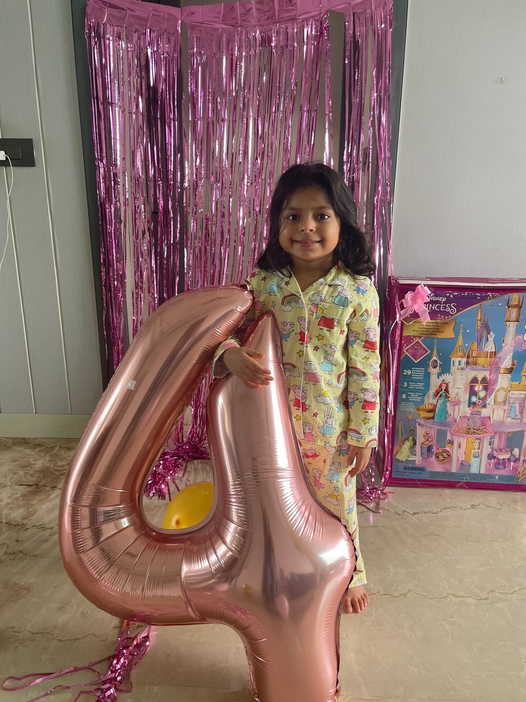 Customer photo review of Yellow Doodle Peppa Pig Night Suit