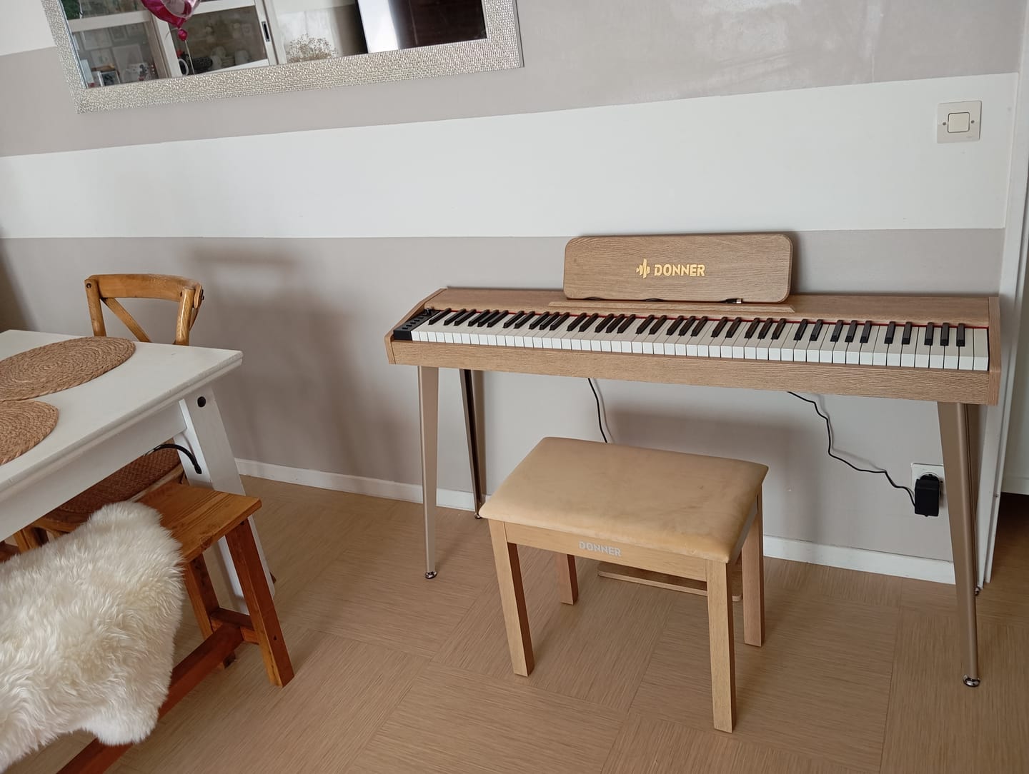 Customer photo review of Donner DDP-60 Piano numérique