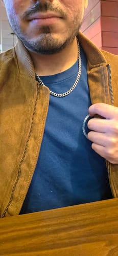 Customer photo review of 6mm Miami Cuban Link Chain KRKC BOGO