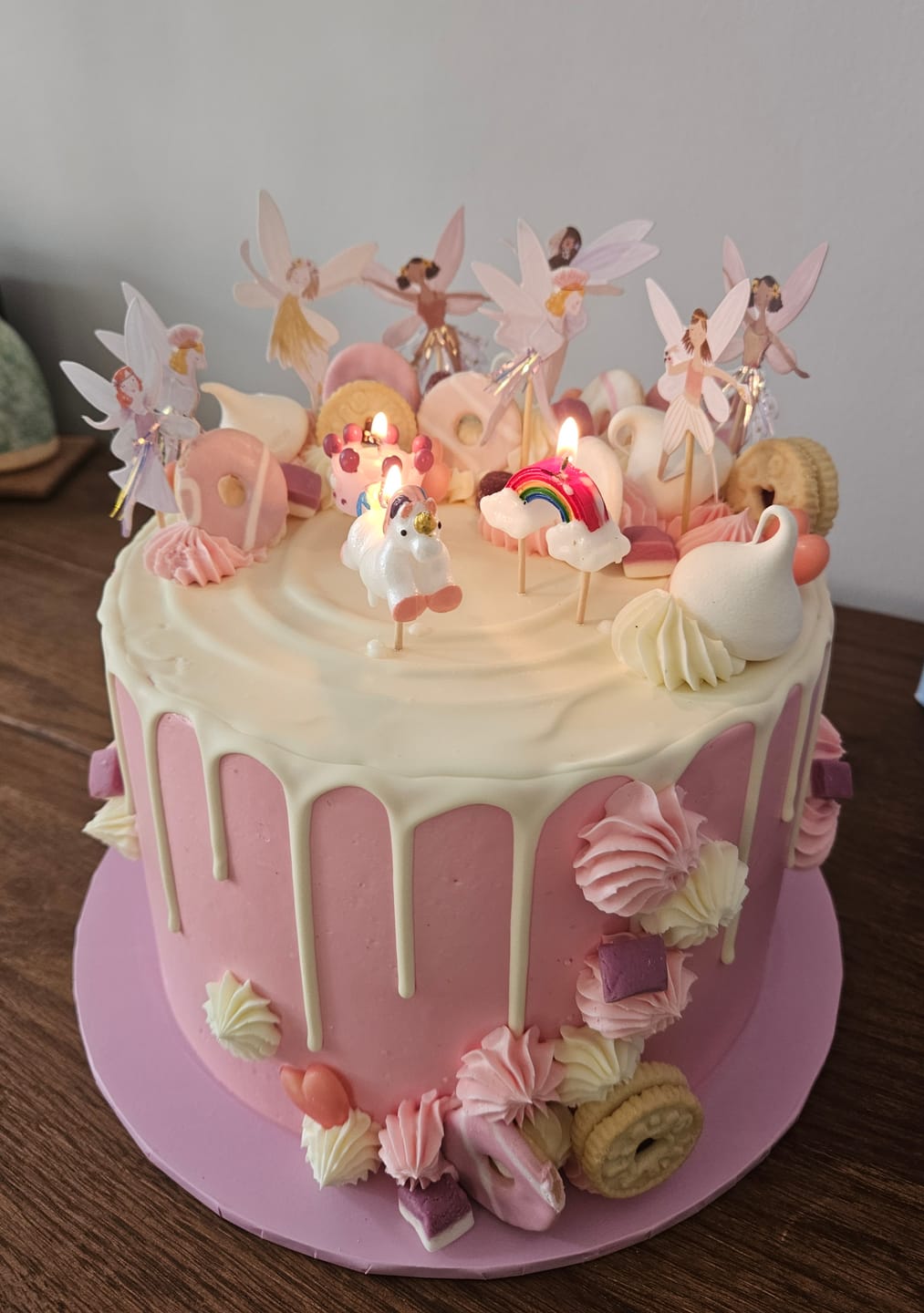 Customer photo review of Pretty In Pink Cake