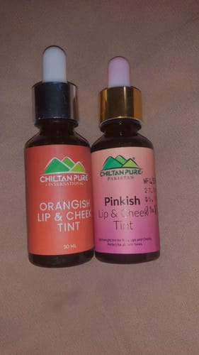 Customer photo review of Pinkish Lips 👄 & Cheek Tint - Organic Liquid stain for lips, Nourish Lips & Hydrate lips all day - Most Favourite Tint in PAK 🇵🇰