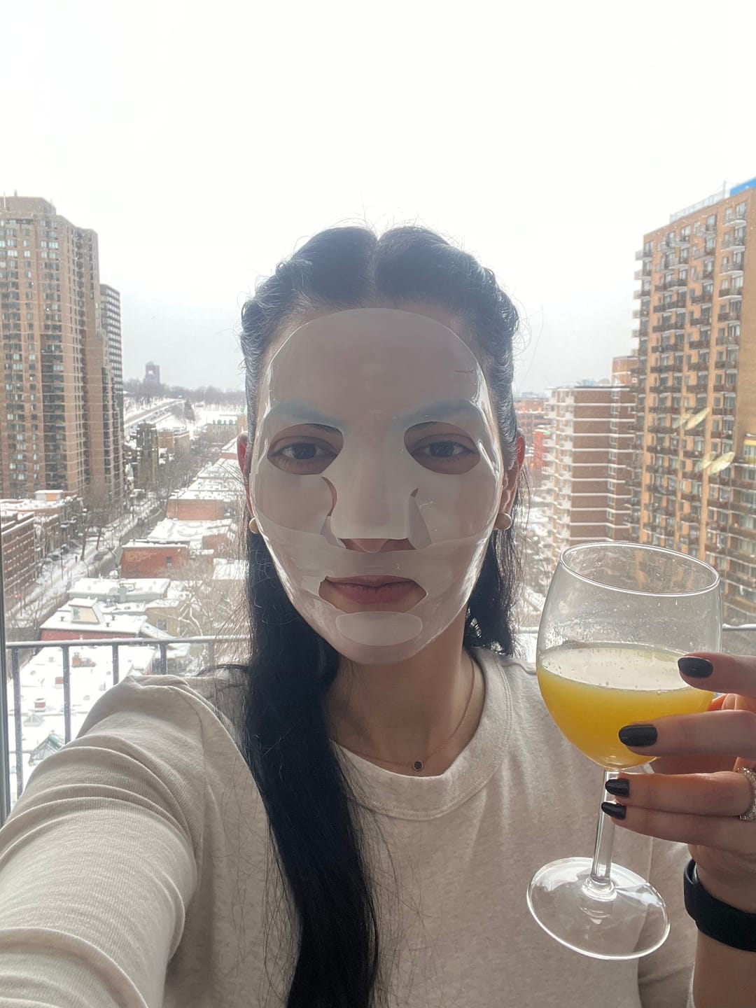 Customer photo review of Bio-Collagen Face Mask