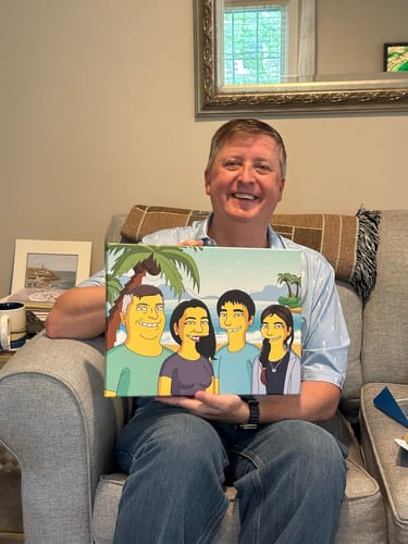 Customer photo review of Horizontal Canvas