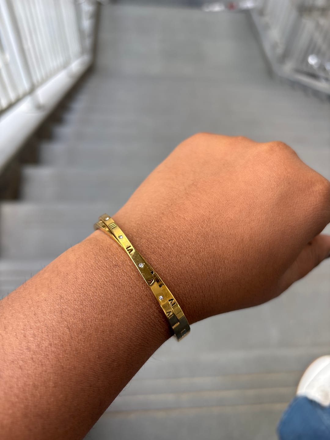 Customer photo review of Roman Tales Bracelet