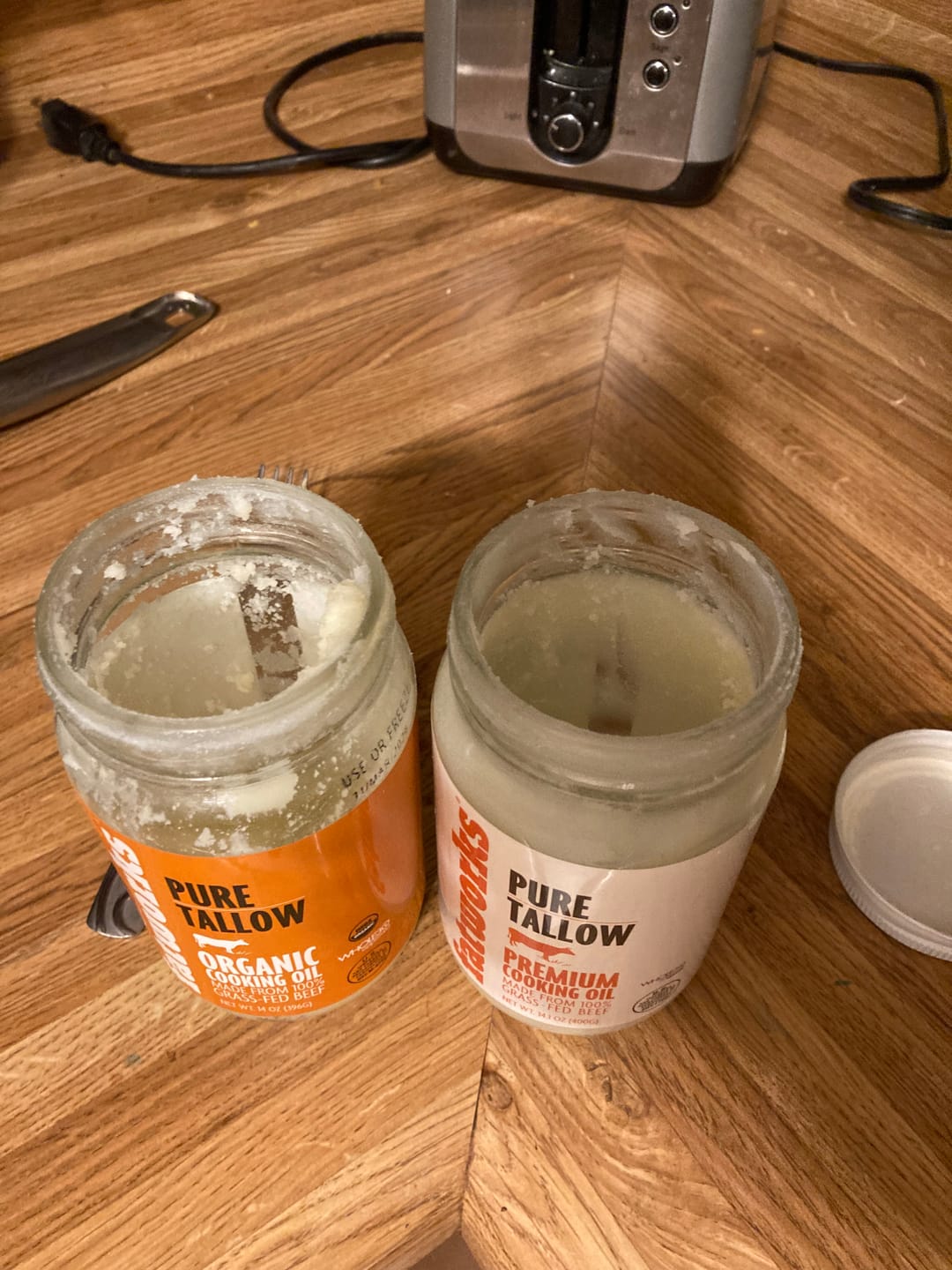 Customer photo review of Organic Grass Fed Beef Tallow (14 oz)