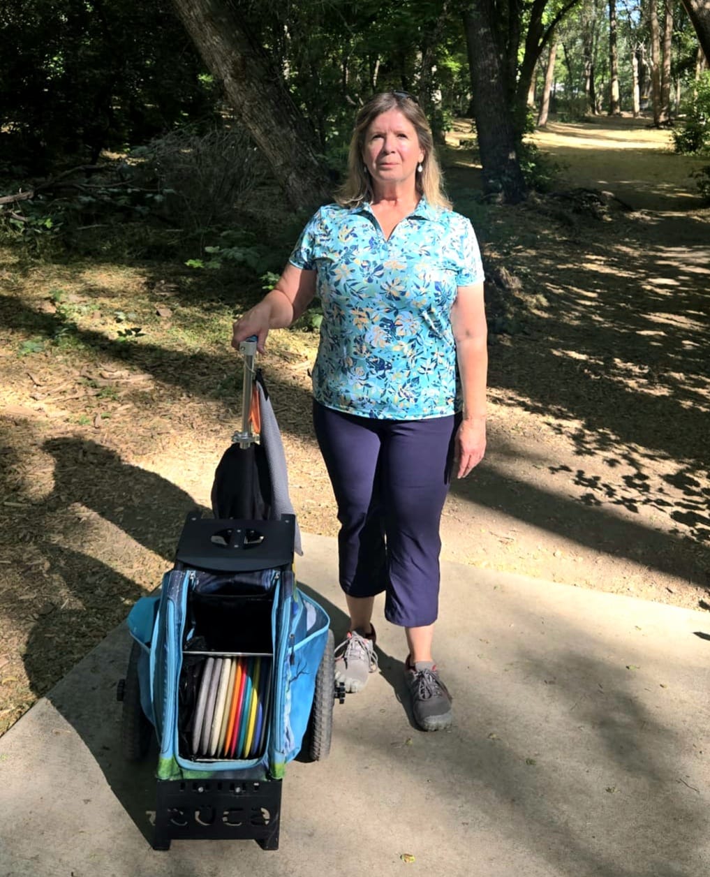 Customer photo review of Golden Greens Women's Golf Polo