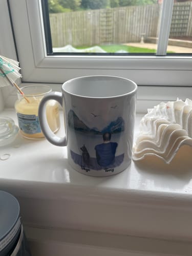 Customer photo review of Man & Dogs - Best Dog Dad Ever Personalised Mug