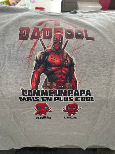 Customer photo review of Dadpool - fabriqué sur mesure
